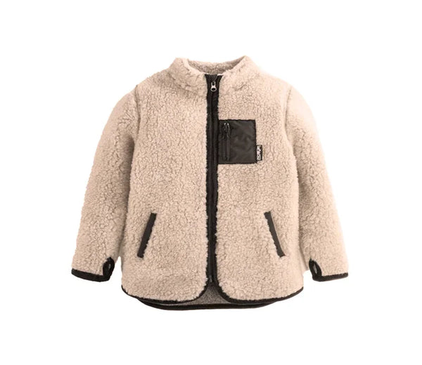 Sweaterjacke „SHERPA“ – Ultra Light, 100% mulesingfreie Wolle - Makimo - Smart Kids