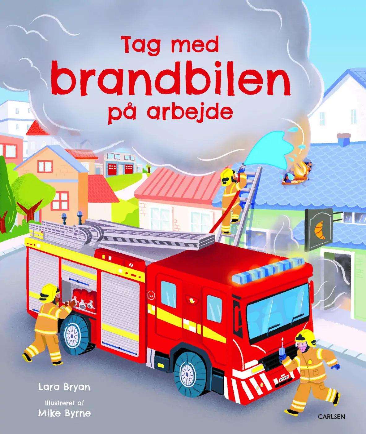 Tag med brandbilen på arbejde – En papbog for de maskinglade børn - Makimo - Smart Kids