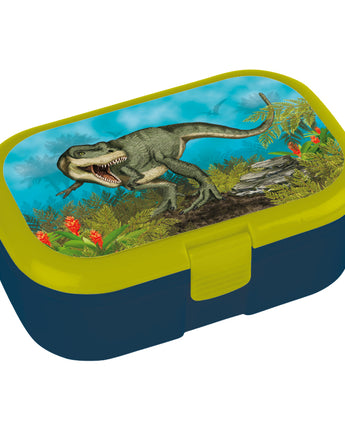 TapirElla - Brotdose „Dinosaurier, T-Rex“ – Lunchbox mit Obst- & Gemüsefach - Makimo - Smart Kids