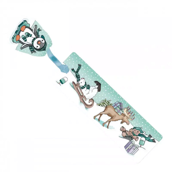 TapirElla - Glitter-Lesezeichen – Wintertiere - Makimo - Smart Kids