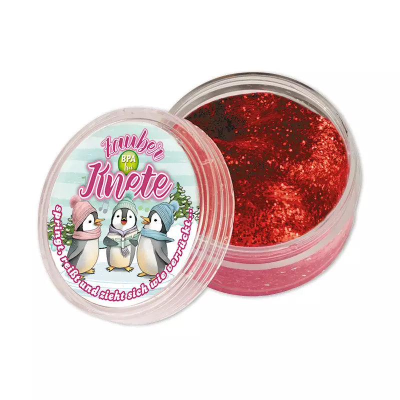 TapirElla Zauberknete Winterzauber – Hüpfknete mit Glitzer-Effekt, 35 g - Makimo - Smart Kids