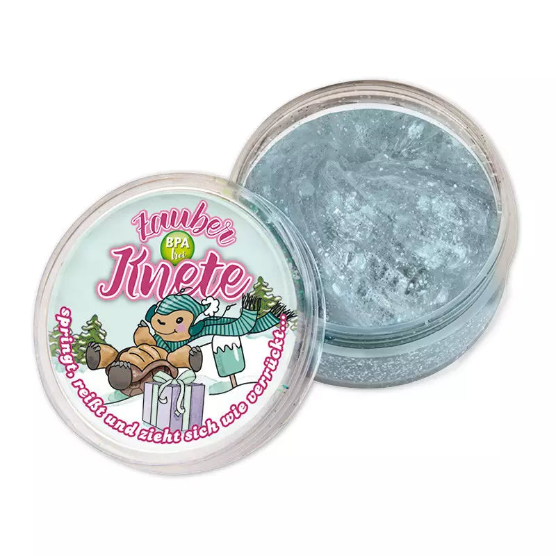 TapirElla Zauberknete Winterzauber – Hüpfknete mit Glitzer-Effekt, 35 g - Makimo - Smart Kids