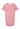 THE NEW - Mädchen Kurzarm-Rippenbody mit Spitze - Bio-Baumwolle (Pink Nectar) - Makimo - Smart Kids