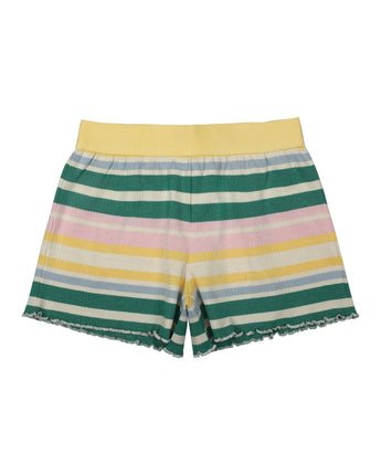 THE NEW - Mädchen Streifen Shorts - Bio-Baumwolle Shorts - Makimo - Smart Kids