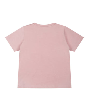 THE NEW - Mädchen T-Shirt mit Rüschen - Bio-Baumwolle (Pink Nectar) - Makimo - Smart Kids