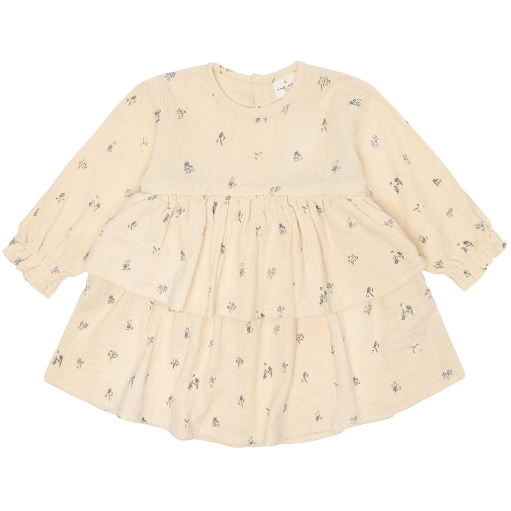 THE NEW Siblings Tnslimada L_S Dress, Angora Flower, Kleid für Mädchen - Makimo - Smart Kids