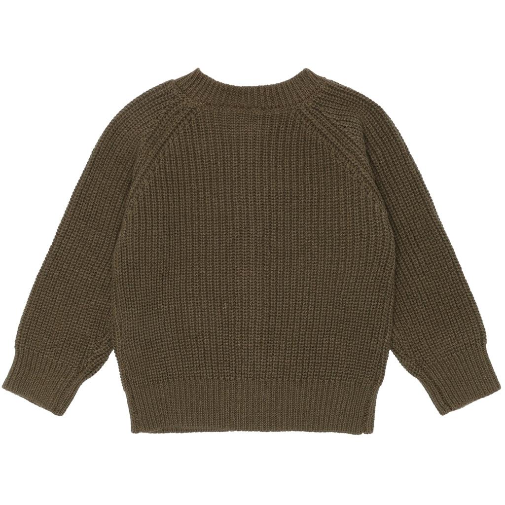 THE NEW Siblings Tnslino Knit Cardigan, Ivy Green, Strickjacke - Makimo - Smart Kids