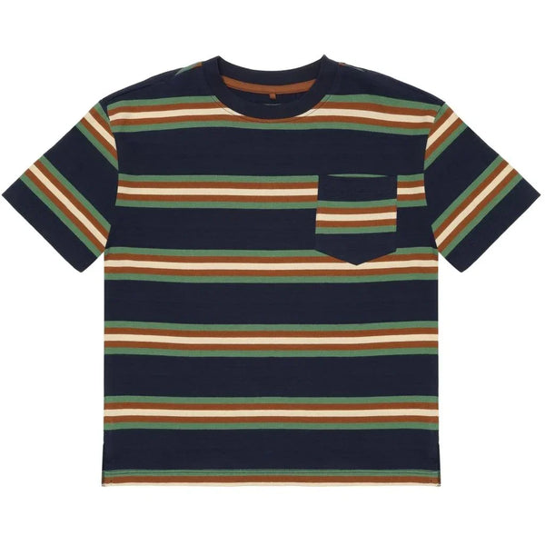 THE NEW - Tnleo Os S_S T-Shirt, Gestreift - Makimo - Smart Kids