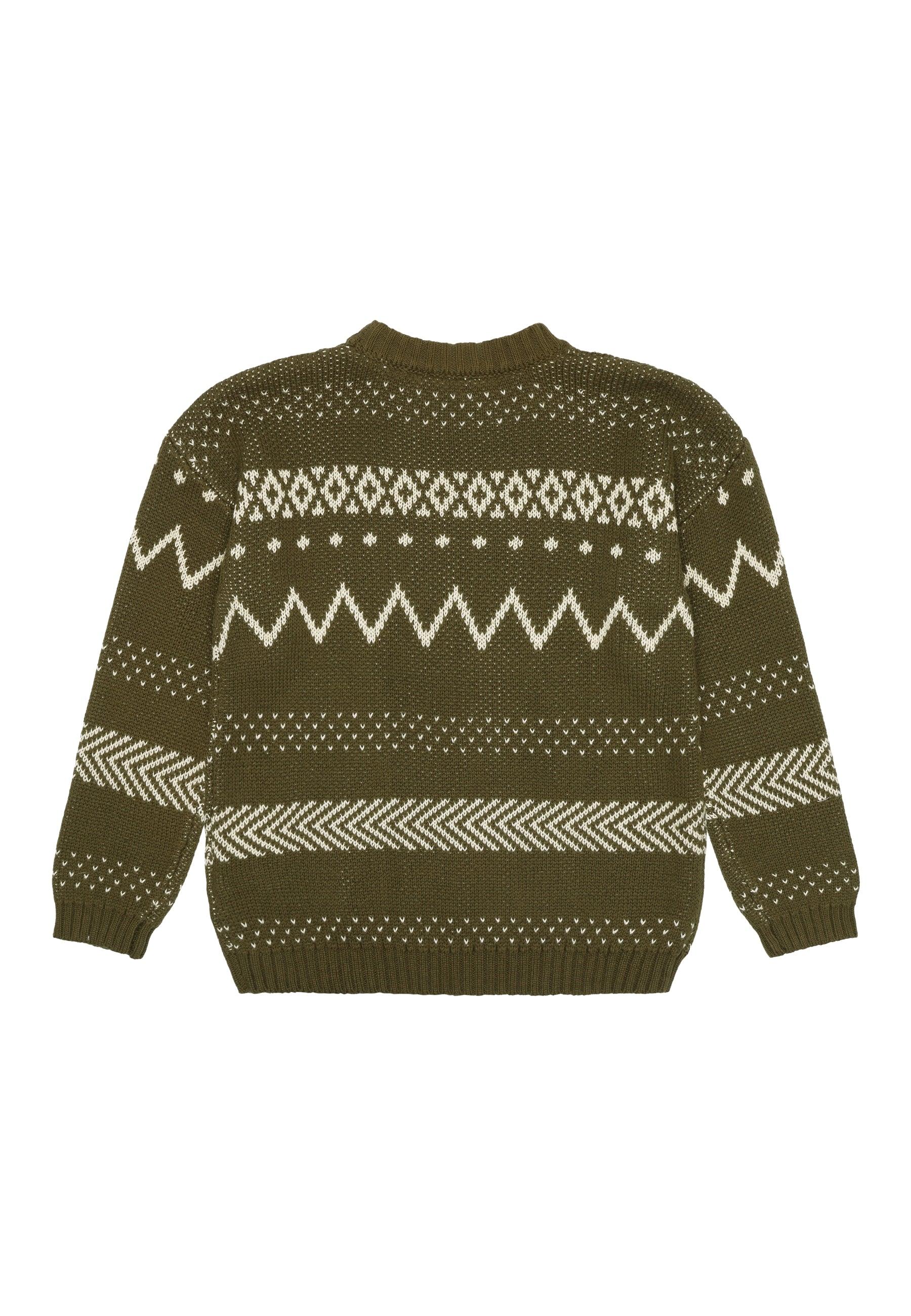 THE NEW - Tnlinus Jacquard Pullover für Jungen - Makimo - Smart Kids