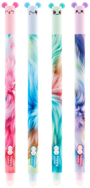 Happy Color - Fluffy Ohren - radierbarer Gelstift