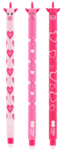 Happy Color - Pink Unicorn - radierbarer Gelstift