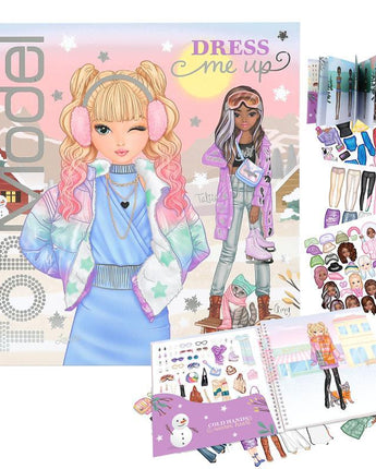 TOPModel - Dress Me Up Stickerbuch Winter Wunder - Makimo - Smart Kids