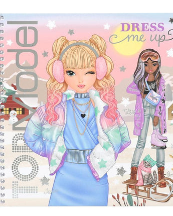 TOPModel - Dress Me Up Stickerbuch Winter Wunder - Makimo - Smart Kids