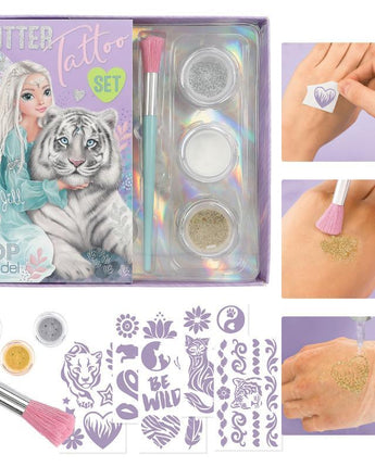 TOPModel Glitzer Tattoo Set Fantasy Tiger - Makimo - Smart Kids