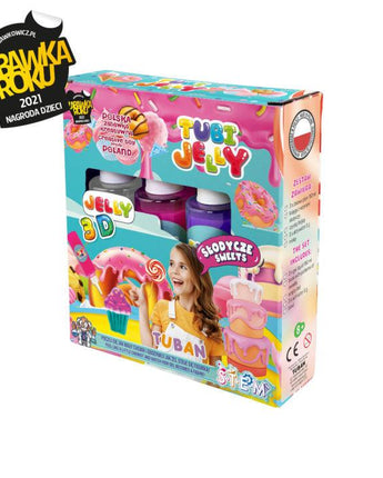 TUBAN - TUBI JELLY - Set aus 3 Farben - Bonbon - Makimo - Smart Kids