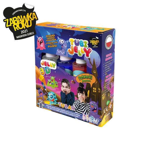 TUBAN - TUBI JELLY - Set aus 3 Farben - Monster - Makimo - Smart Kids