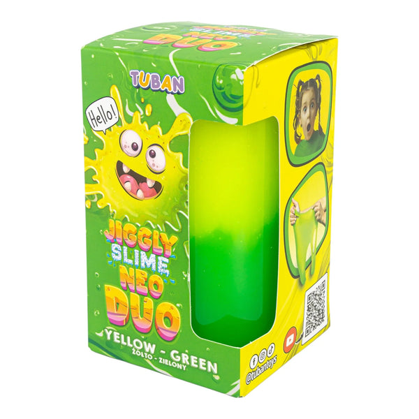 TUBAN - Jiggly Slime Neo Duo – Gelb-Grün - Makimo - Smart Kids