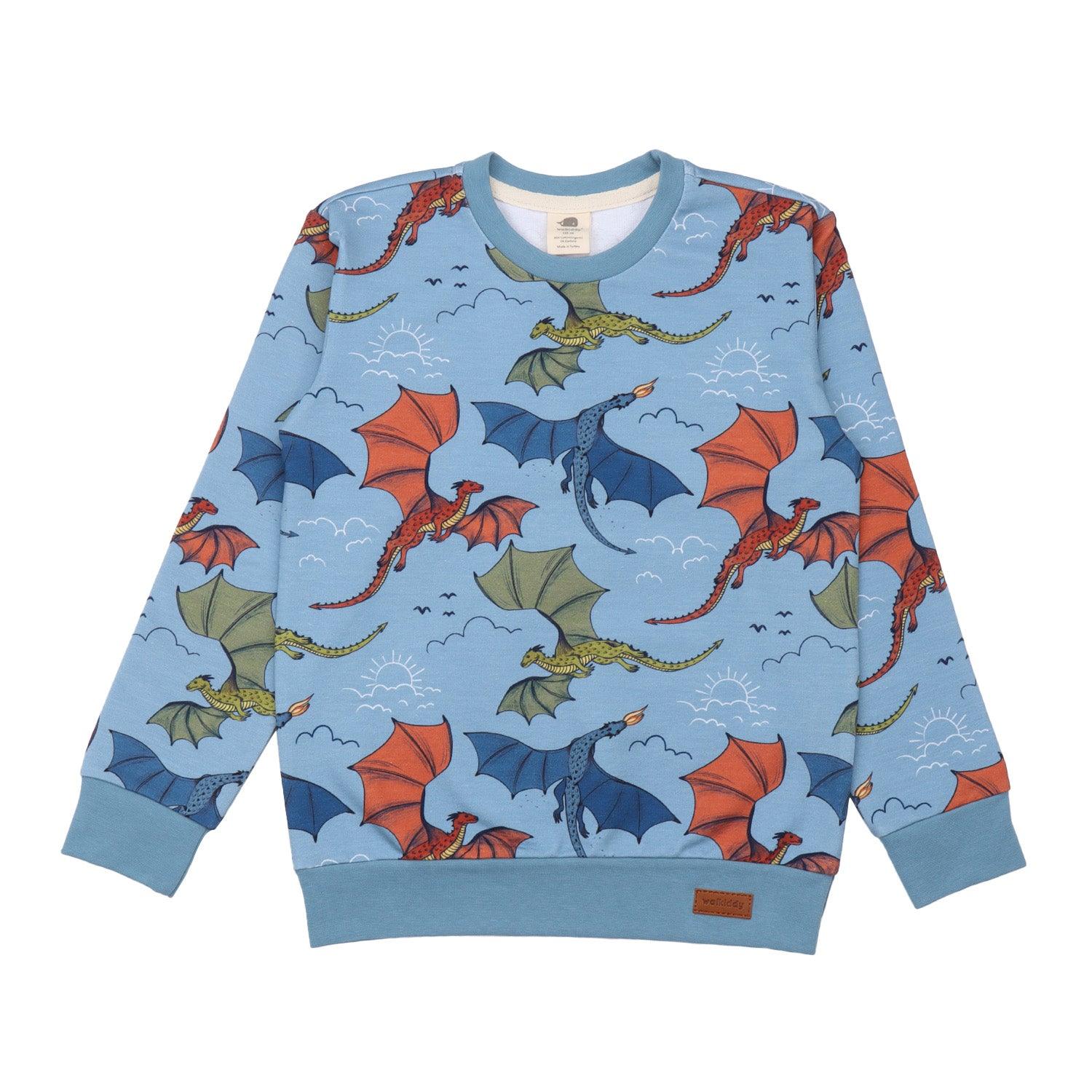 Walkiddy - Colorful Dragons - Sweatshirt - Makimo - Smart Kids