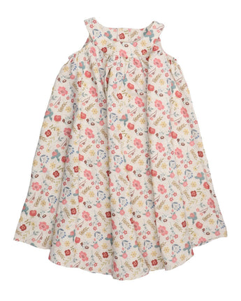 Walkiddy - Flowers & Leaves - Flared Dress - Makimo - Smart Kids