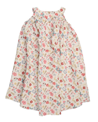 Walkiddy - Flowers & Leaves - Flared Dress - Makimo - Smart Kids