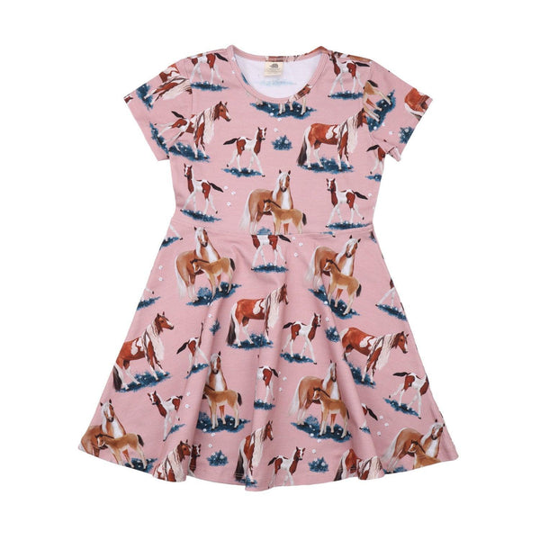 Walkiddy - Little & Big Horses - Skater Dress - Makimo - Smart Kids