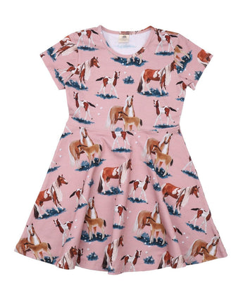 Walkiddy - Little & Big Horses - Skater Dress - Makimo - Smart Kids