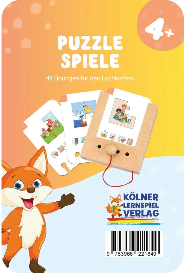 Puzzle Spiele 4+ - Lochkasten Kartensatz ab 4 Jahren - Makimo - Smart Kids