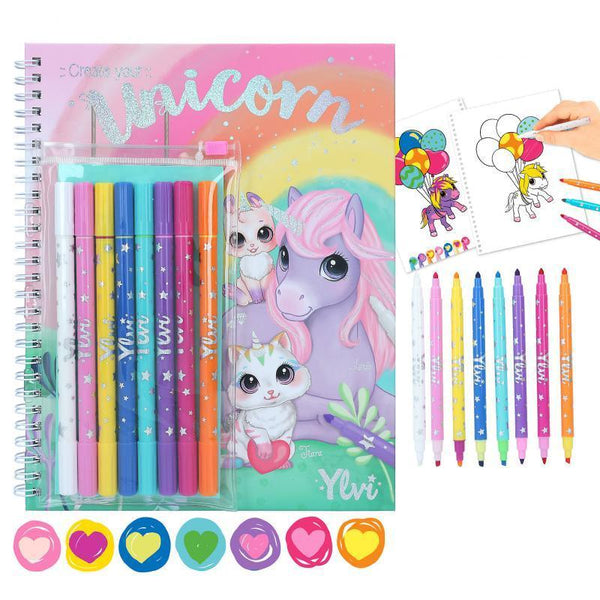 Ylvi Malbuch inklusive Stifte-Set - Makimo - Smart Kids