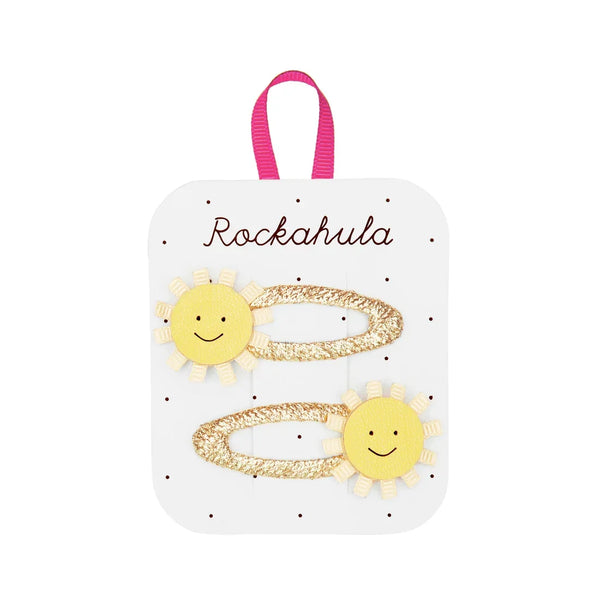 You Are My Sunshine Clips – Haarklammern mit Sonnenmotiv von Rockahula - Makimo - Smart Kids
